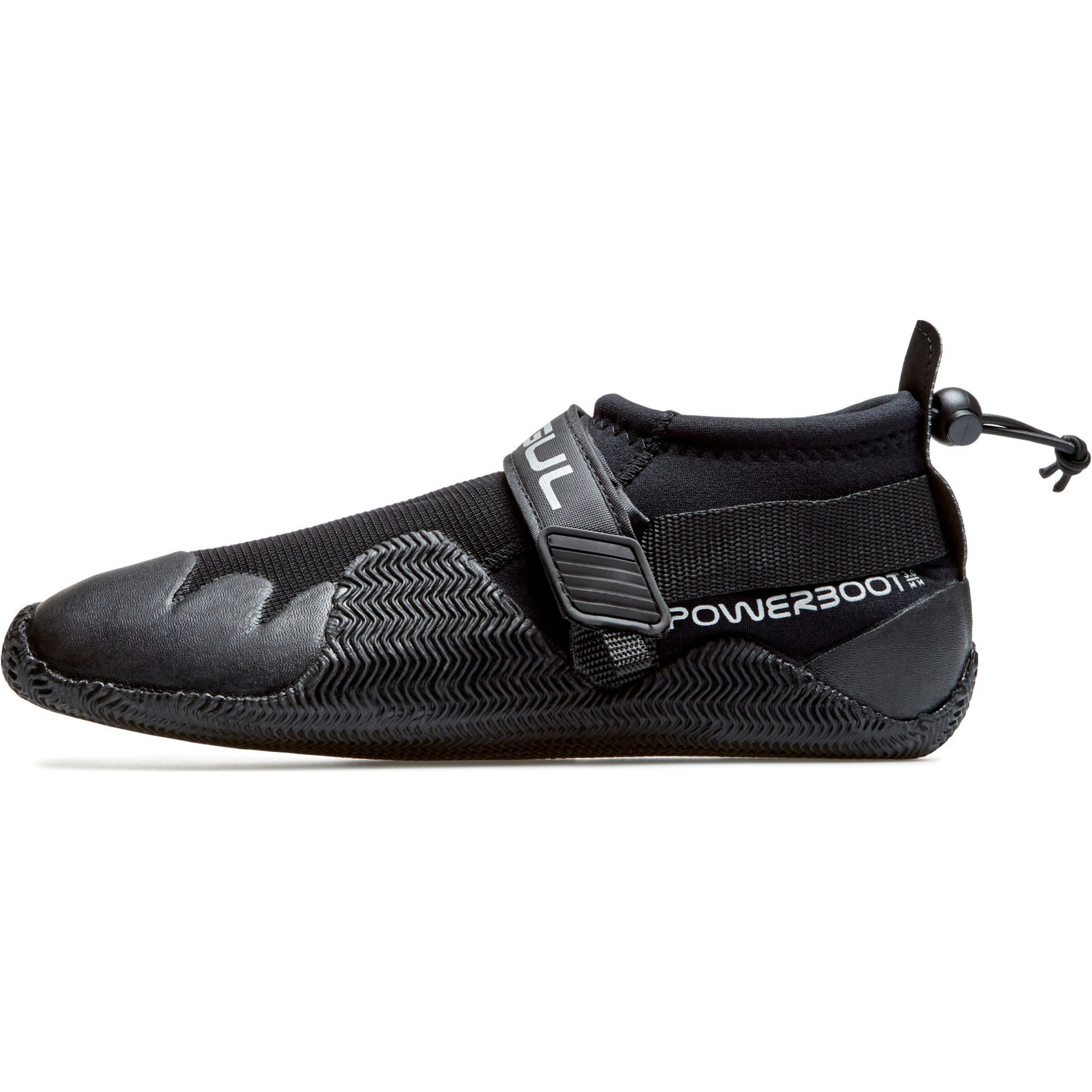 2025 GUL Strapped Power Slipper 3mm Wetsuit Shoe BO1265-B7 - Black
